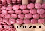 CRC1063 15.5 inches 13*18mm oval rhodochrosite beads wholesale