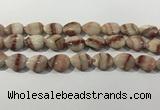 CRC1083 15.5 inches 15*20mm flat teardrop rhodochrosite beads