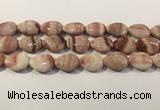 CRC1087 15.5 inches 18*25mm flat teardrop rhodochrosite beads