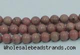 CRC201 16 inches 6mm round rhodochrosite gemstone beads wholesale