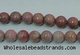 CRC202 16 inches 8mm round rhodochrosite gemstone beads wholesale