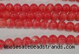 CRC501 15.5 inches 6mm round synthetic rhodochrosite beads