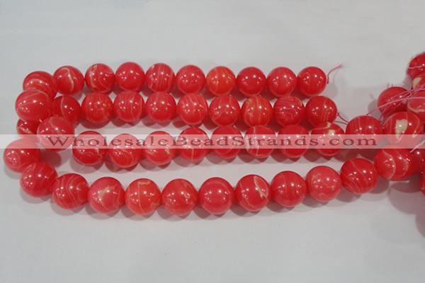 CRC507 15.5 inches 18mm round synthetic rhodochrosite beads