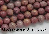 CRC52 15.5 inches 8mm round rhodochrosite gemstone beads wholesale