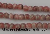 CRC754 15.5 inches 4mm round rhodochrosite beads wholesale