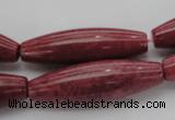 CRC811 15.5 inches 12*40mm rice Brazilian rhodochrosite beads