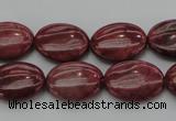 CRC833 15.5 inches 13*18mm oval Brazilian rhodochrosite beads