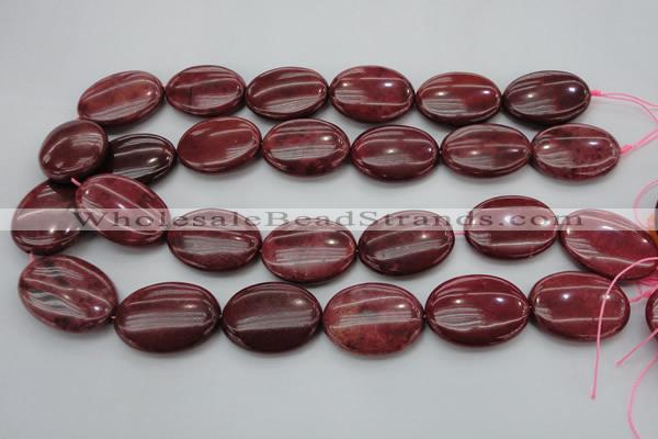 CRC837 15.5 inches 30*40mm oval Brazilian rhodochrosite beads