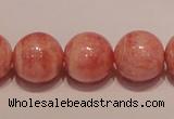 CRC91 16 inches 16mm round grade AA argentina rhodochrosite beads