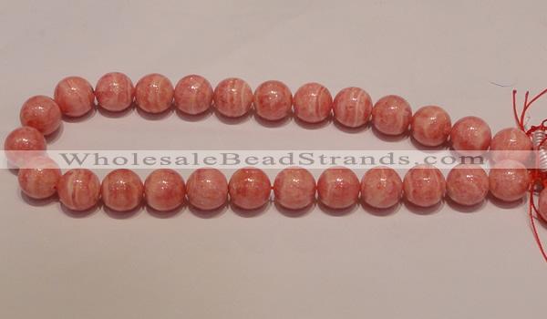 CRC91 16 inches 16mm round grade AA argentina rhodochrosite beads