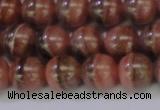 CRC916 15.5 inches 9mm round natural rhodochrosite beads