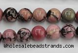 CRD03 15.5 inches 10mm round natural rhodonite gemstone beads