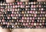 CRD350 15.5 inches 4mm round rhodonite beads wholesale