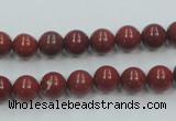 CRE01 16 inches 8mm round natural red jasper beads wholesale