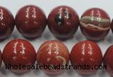 CRE03 16 inches 18mm round natural red jasper beads wholesale