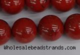 CRE315 15.5 inches 14mm round red jasper beads wholesale