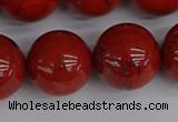 CRE317 15.5 inches 18mm round red jasper beads wholesale