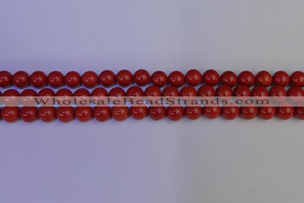 CRE322 15.5 inches 8mm round red jasper beads wholesale