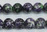 CRF05 15.5 inches 12mm round dyed rain flower stone beads wholesale