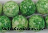 CRF188 15.5 inches 20mm round dyed rain flower stone beads wholesale