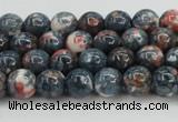 CRF329 15.5 inches 6mm round dyed rain flower stone beads wholesale