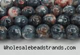 CRF330 15.5 inches 8mm round dyed rain flower stone beads wholesale