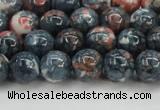 CRF331 15.5 inches 10mm round dyed rain flower stone beads wholesale