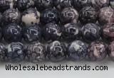 CRF336 15.5 inches 6mm round dyed rain flower stone beads wholesale