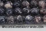 CRF337 15.5 inches 8mm round dyed rain flower stone beads wholesale