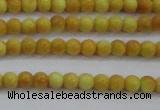 CRF436 15.5 inches 3mm round dyed rain flower stone beads wholesale