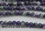 CRF448 15.5 inches 3mm round dyed rain flower stone beads wholesale