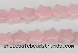 CRG11 15.5 inches 12*12mm star rose quartz gemstone beads wholesale