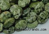 CRH43 15.5 inches 10*14mm oval rhyolite beads wholesale