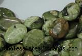 CRH44 15.5 inches 12*16mm oval rhyolite beads wholesale