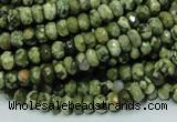 CRH51 15.5 inches 4*6mm faceted rondelle rhyolite beads wholesale