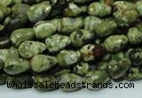 CRH63 15.5 inches 8*12mm faceted teardrop rhyolite beads wholesale