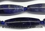 CRI165 15 inches 9*30mm rice sodalite gemstone beads