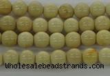 CRI200 15.5 inches 4mm round riverstone beads wholesale