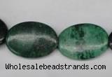 CRJ316 15.5 inches 18*25mm oval African prase jasper beads wholesale