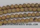 CRO08 15.5 inches 6mm round Chinese picture jasper beads wholesale