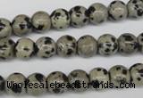 CRO101 15.5 inches 8mm round dalmatian jasper beads wholesale