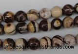 CRO102 15.5 inches 8mm round zebra jasper beads wholesale