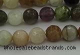 CRO1042 15.5 inches 8mm faceted round mixed gemstone beads