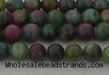 CRO1110 15.5 inches 4mm round ruby apatrite beads wholesale