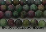 CRO1111 15.5 inches 6mm round ruby apatrite beads wholesale