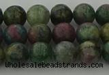 CRO1112 15.5 inches 8mm round ruby apatrite beads wholesale