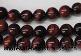 CRO116 15.5 inches 8mm round red tiger eye beads wholesale