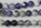 CRO120 15.5 inches 8mm round sodalite gemstone beads wholesale