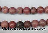 CRO127 15.5 inches 8mm round rhodochrosite beads wholesale