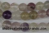 CRO135 15.5 inches 9mm round fluorite gemstone beads wholesale